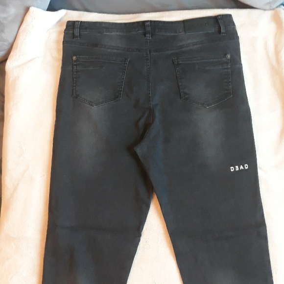 Dead Brand women's jeans size 12 black - Picture 1 of 6